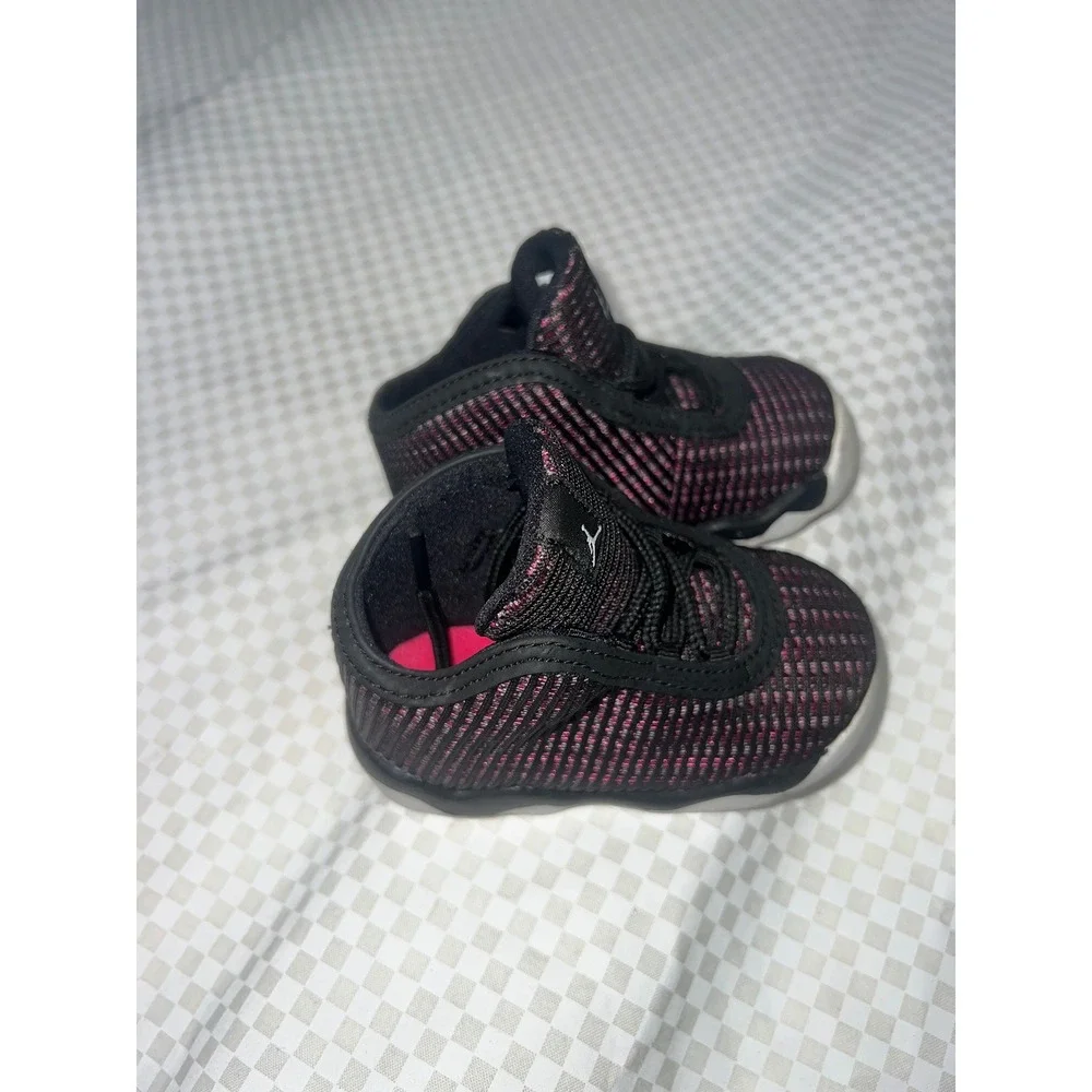 Jordan Horizon BT Black Pink Woven Toddler Sneakers‎ 4C 819850-008